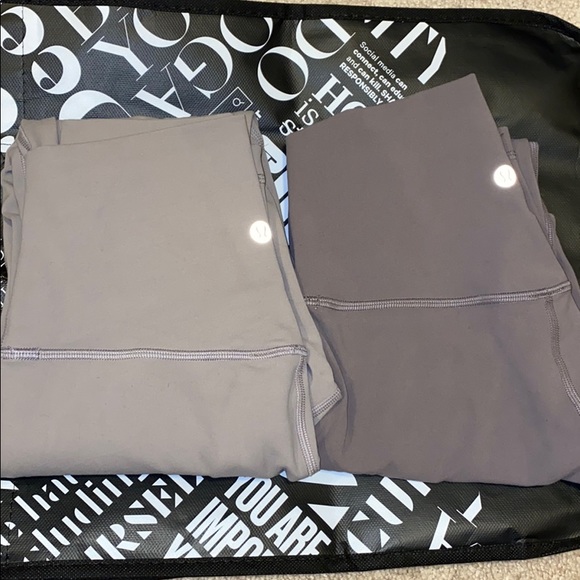 Lululemon Align Dark Chrome/Lunar Rock Comparison - Picture 6 of 8